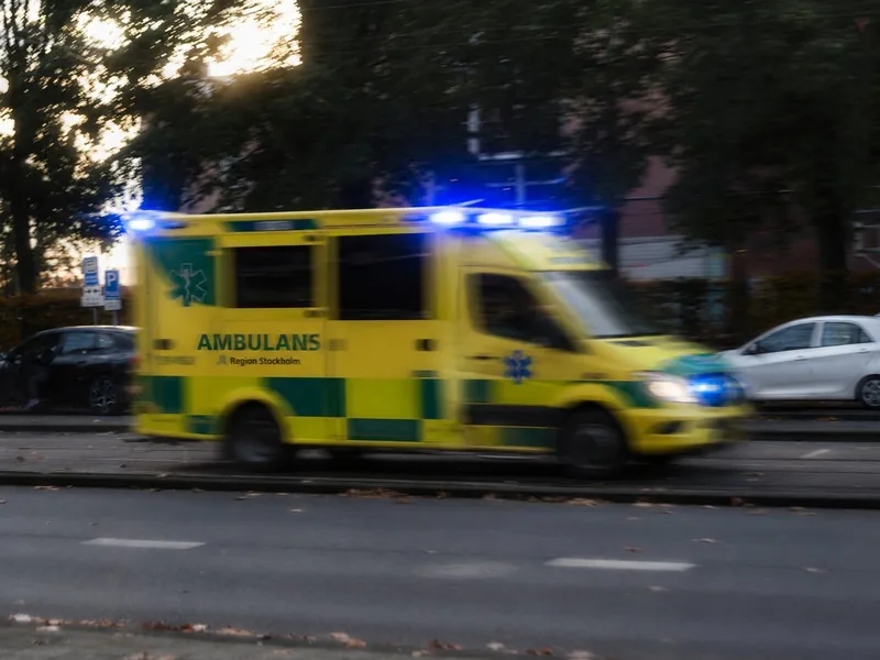 Ambulans på utryckning